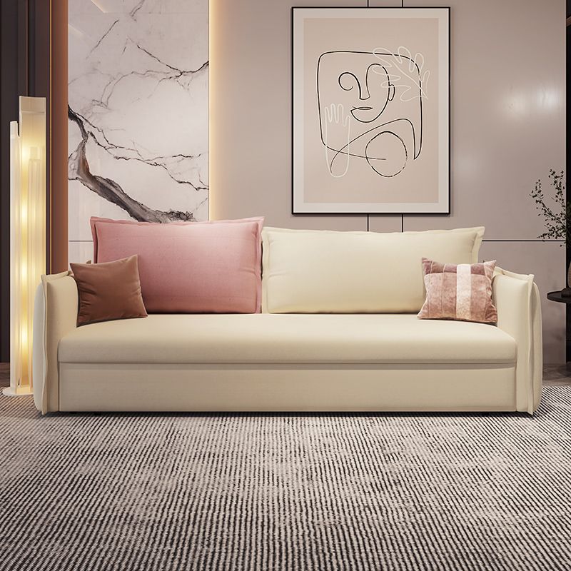 Loose Back Convertible Settee Loveseat Square Arm Standard Bed Settee