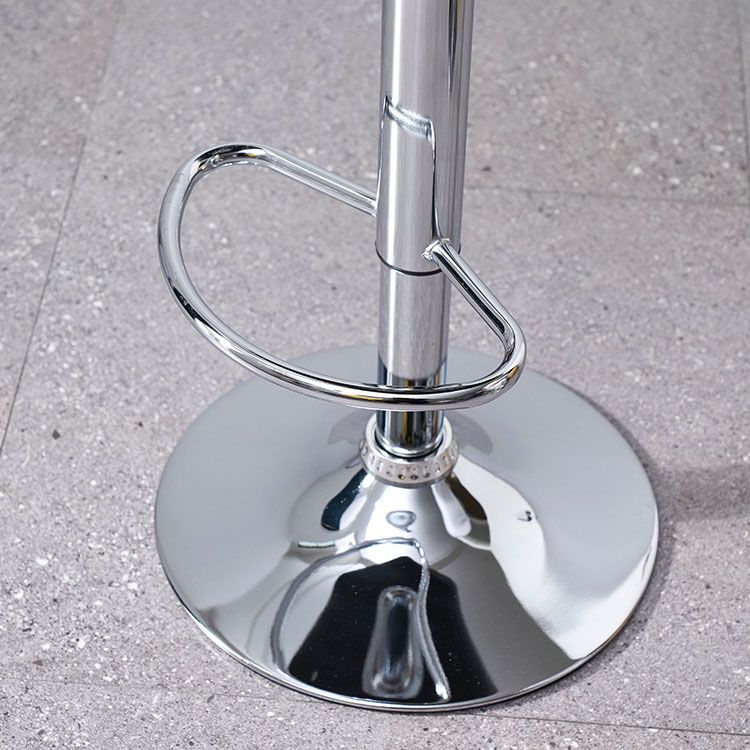 Living Room Counter Stool Armless Bar Stools with Metal Legs