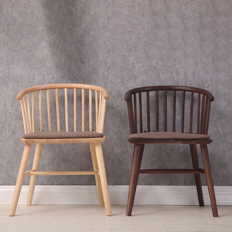 Wooden Dining Side Chairs Industrial Style 19'' Wide Windsor Back Side Chair