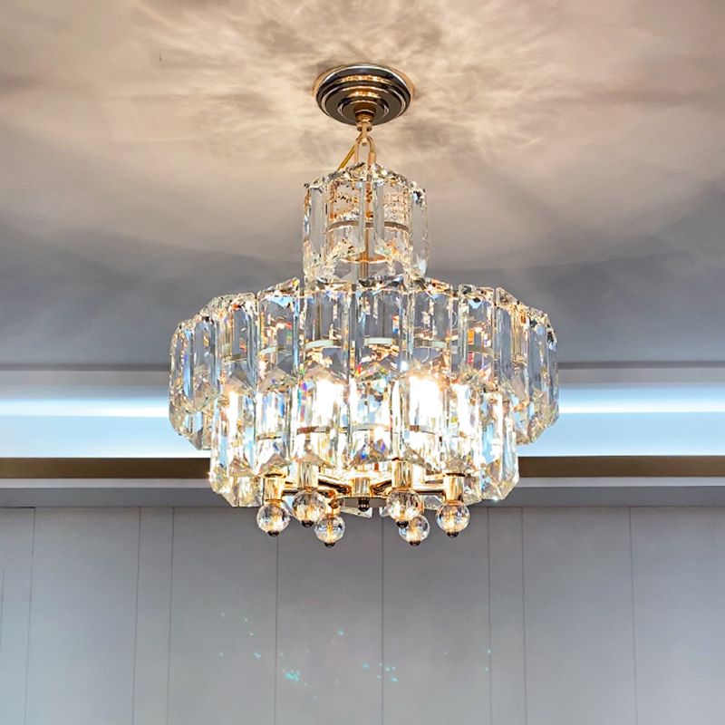 Lumières de lustre moderne Crystal Sphere Chandelier lustre d'éclairage d'éclairage Crystal