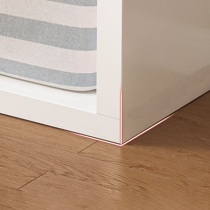 Modern Engineered Wood Bookcase Standard Closed Back Bookshelf with Shelves