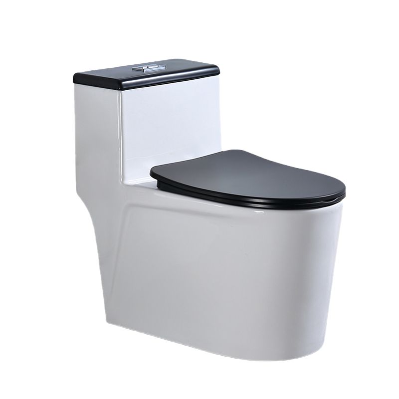 Traditional Floor Mounted Flush Toilet All In One Siphon Jet Toilet