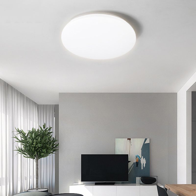 1-Cercle de lumière Flush Ceiling Light Fixture Modern Style Metal Led Flush Mount