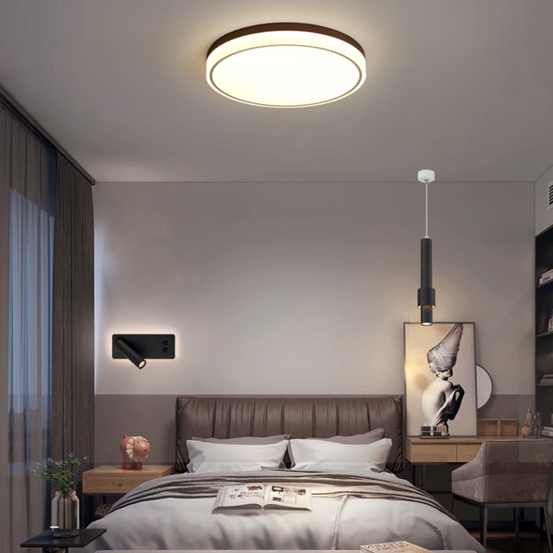 Modern Concise Rectangular LED Wall Light Aluminium Reading Wall Lamp for Bedroom