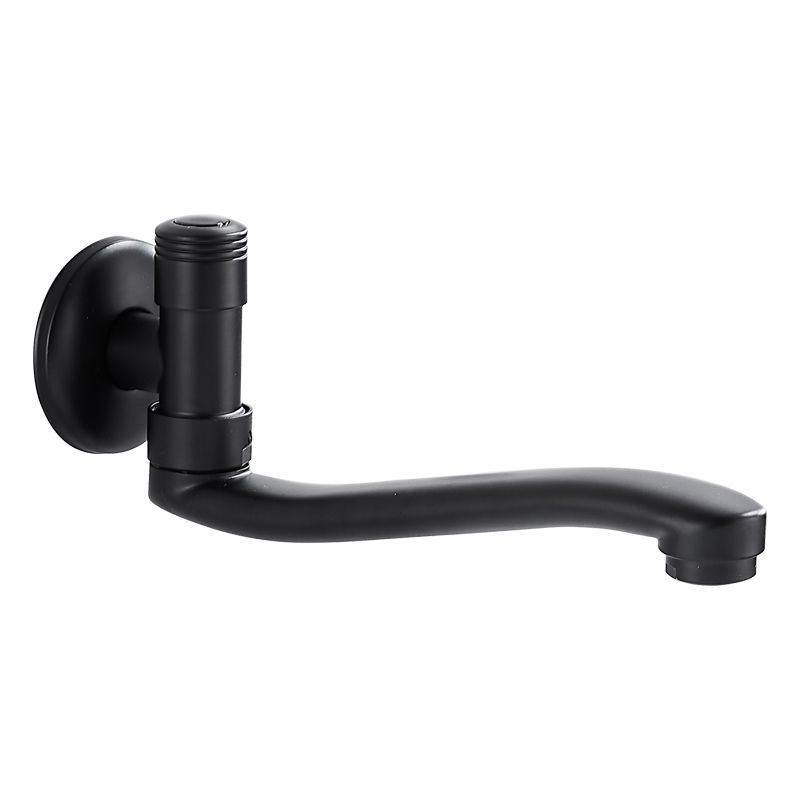 Swivel Tub Filler Wall Mount Copper Low Arc Knob Handle Tub Faucet Trim