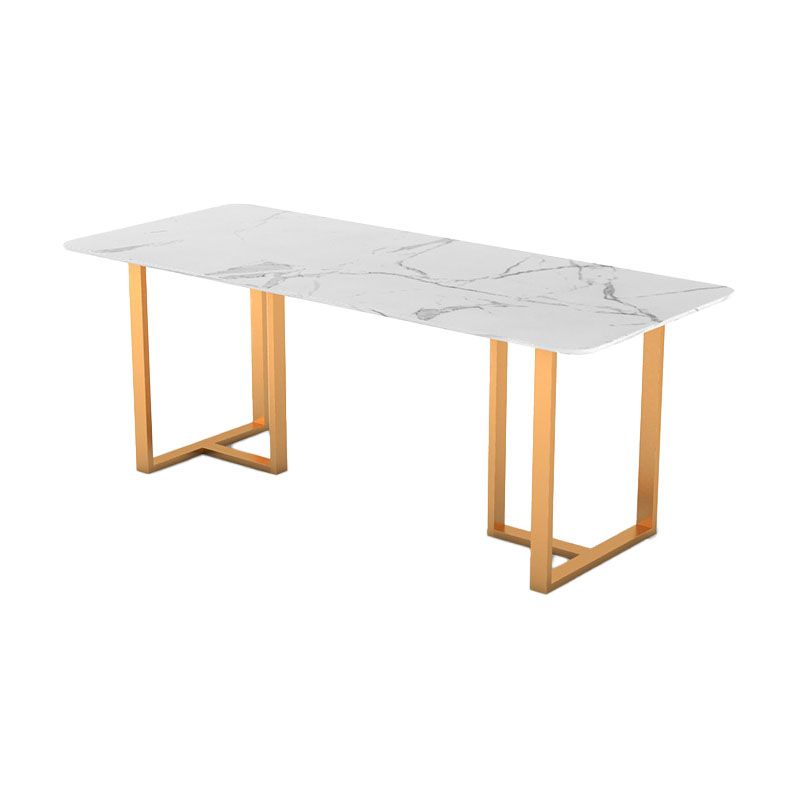 Modern Dining Set with Velvet Chairs 1/4/5/7 Pieces Dinette Set