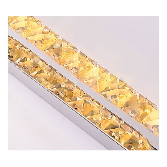 Fashion Rectangular Mirror Cabinet Vanity Light LED Crystal Wall Mounted Vanity Lights