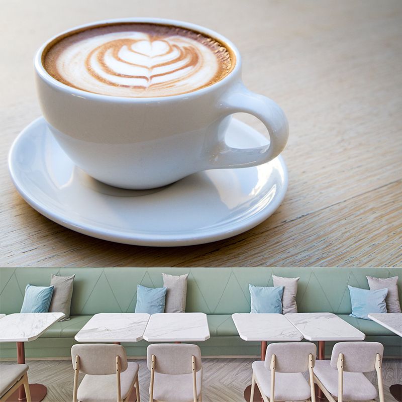 Strong Coffee Wall Murals Moisture Resistant Wall Decor for Coffee Shop