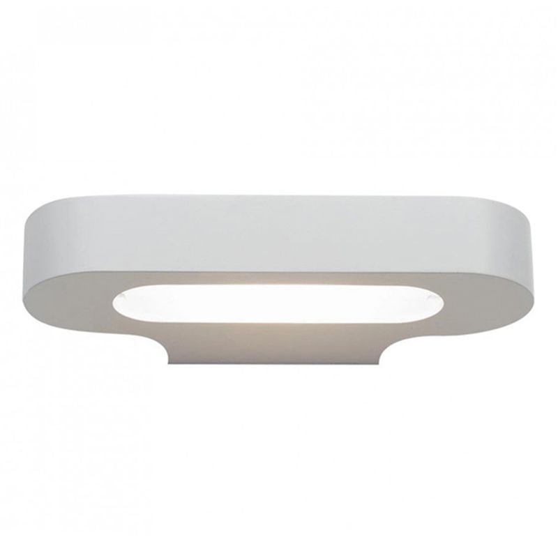 Modern Simple Aluminum Vanity Light Ellipse Shape Vanity Lamp for Shower Room
