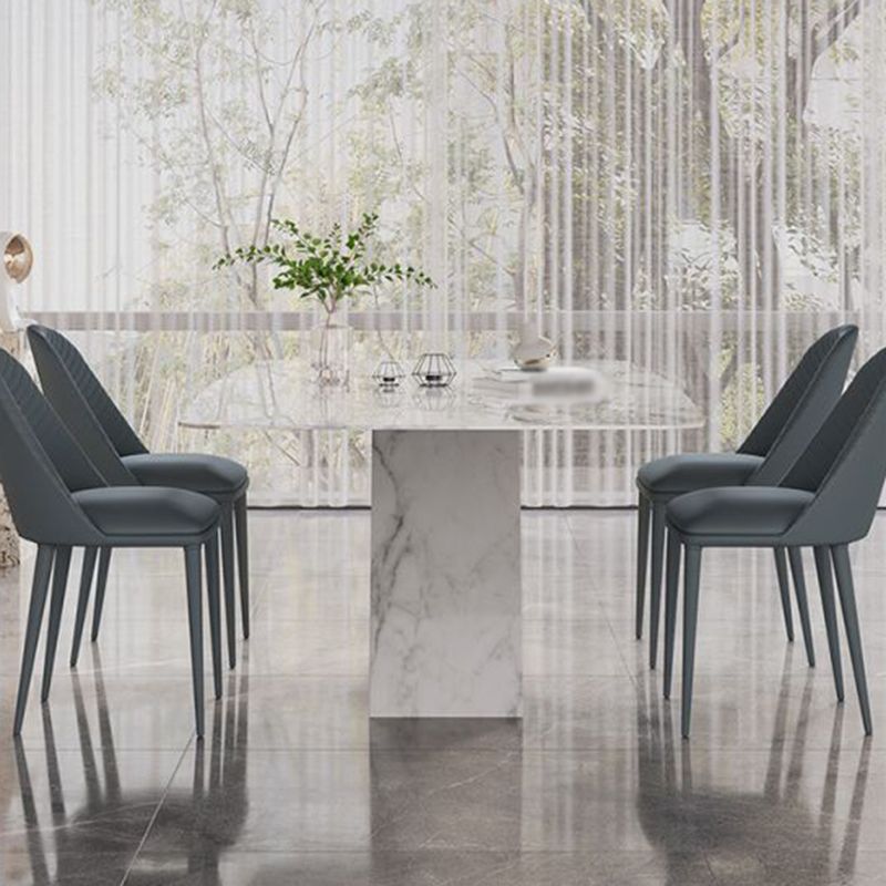 1/2/5/7 Pieces Dining Table Set with Sintered Stone Top Dining Table Furniture