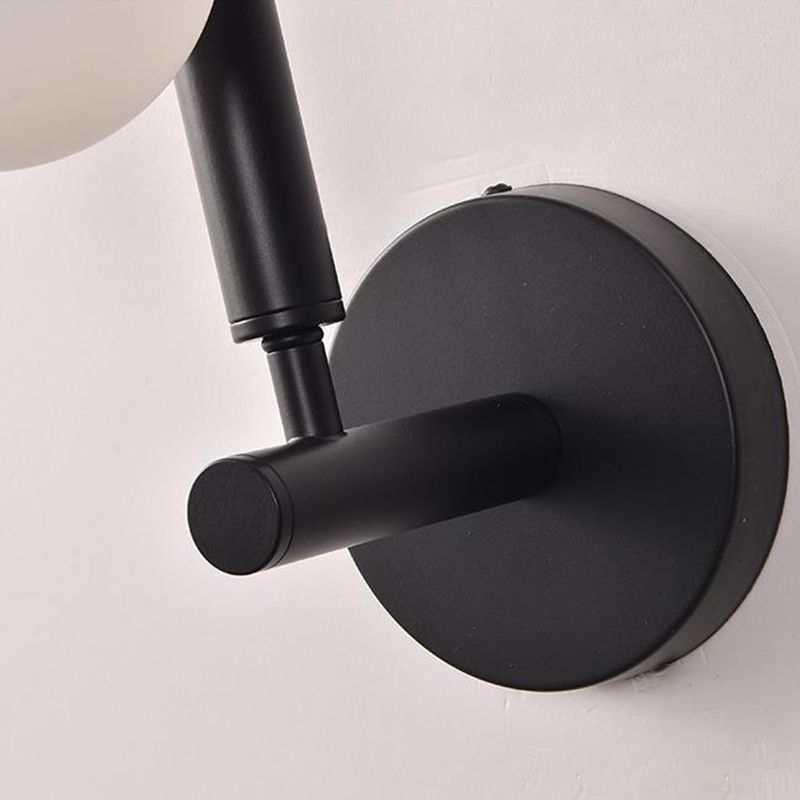 Modern 3-Light Bathroom Vanity Light Shaded Bath Bar in Golden/Black