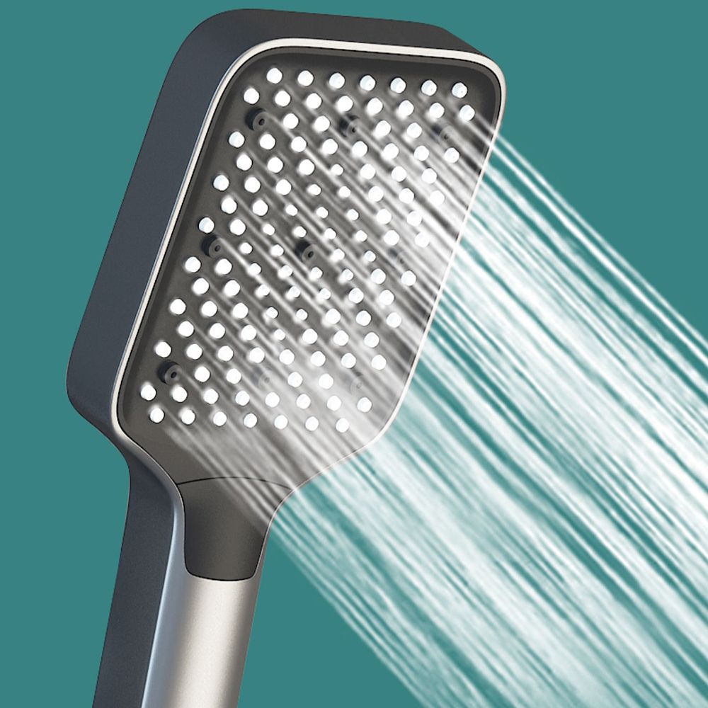 Push Button Shower System Wall Mount Handshower Square Shower System with Shower Hose