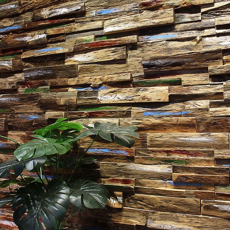 Wall Paneling Wood Shiplap Mosaic Modern Indoor Wall Paneling