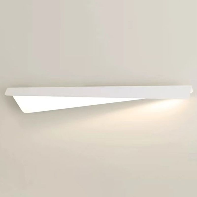 Metal 1 - Light LED Bath Fixture in White Unique Contemporary Bathroom Vanity Lighting