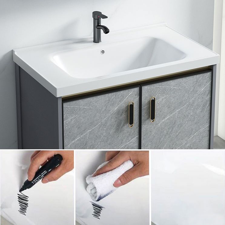 Modern Bathroom Sink Vanity Freestanding Faucet Included Bathroom Vanity Set