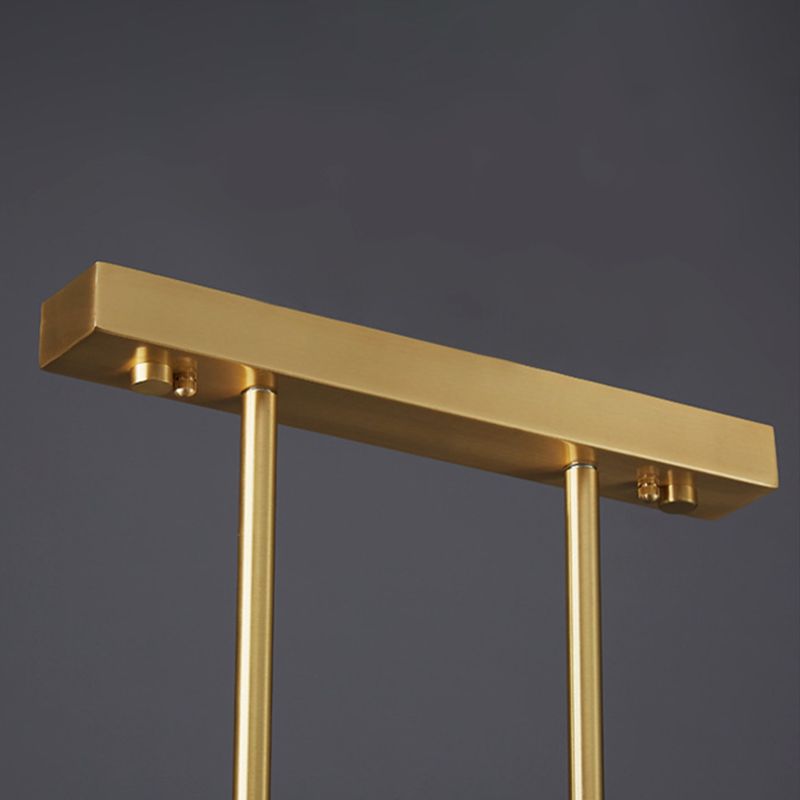 Cilindro illuminazione dell'isola Crystal Contemporary Simplicity Fissature di illuminazione a sospensione per il ristorante