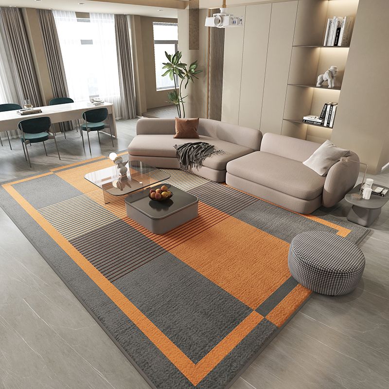 Luxury Graphic Pattern Rug Polyester Carpet Pet Friendly Area Rug for Home Decoration