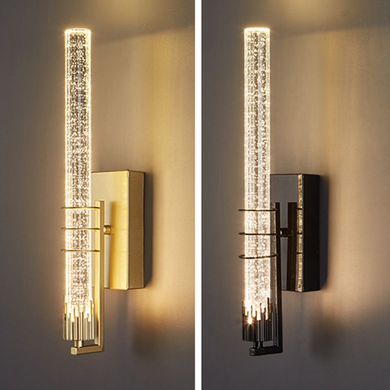 Leichter extravaganter Stil linearer Wandleuchten Kristall 1 Leichte Leuchten