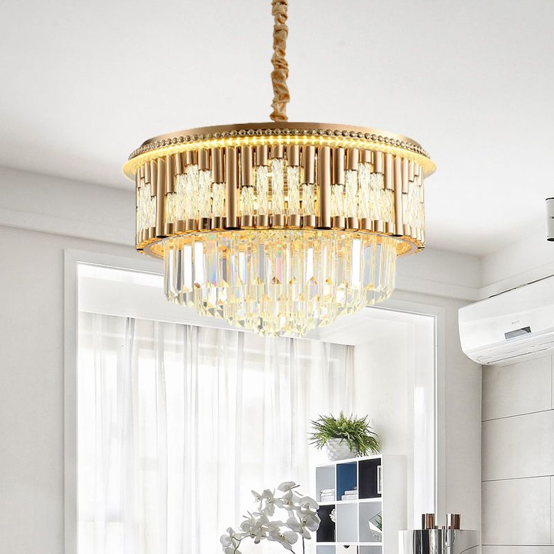 LED PROSIBLE PROSITIF LEMPRIGNEMENT PRENDANT PRENDANT DE CRISTAL MODERNE EN GOL