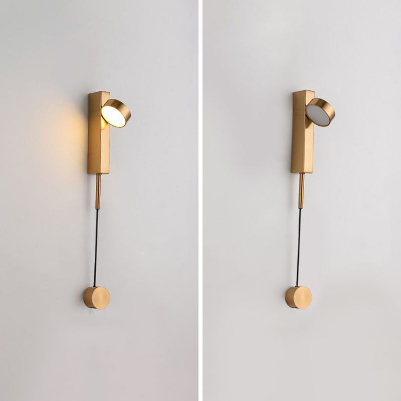Runde 1 Lichtwandbeleuchtung moderne Metallwandleuchten mit Metallwandleuchten