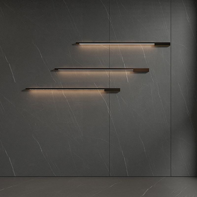 Metal Linear Shape Vanity Lights Modern Style 1 Light Vanity Light Fixtures