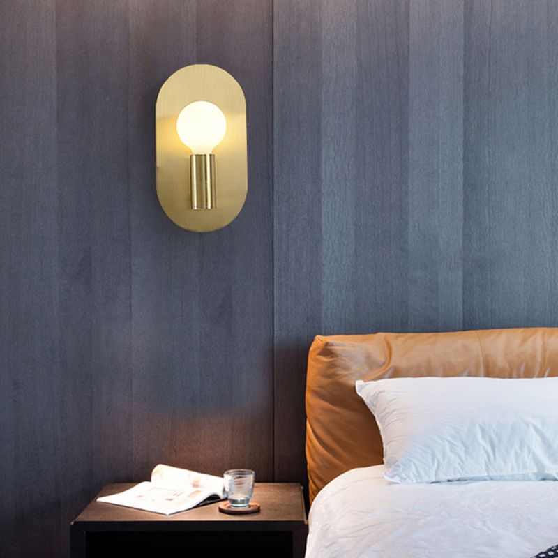 Nordic Style Vanity Light Metal 1 Light Vanity Lamp for Shower Room