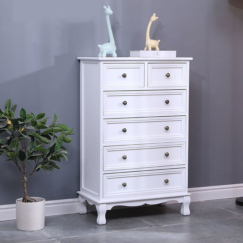 Solid Wood Storage Chest Retro Style Vertical Storage Chest Dresser