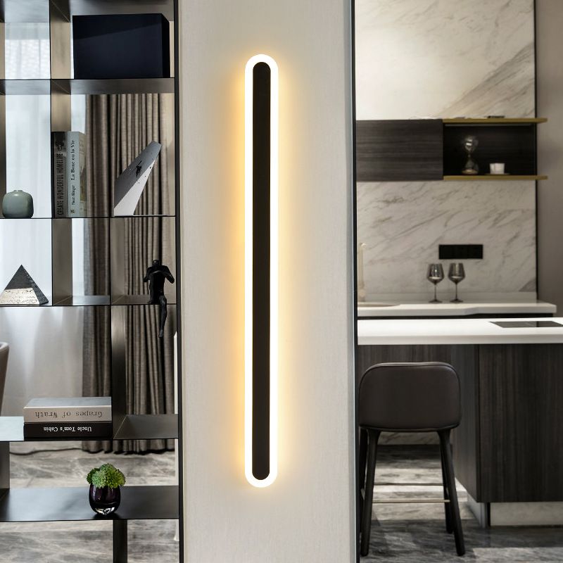 Elíptico acrílico Flush Monte Medina Simplicidad Simplicidad LED MONTINUACIÓN PARA AISLE