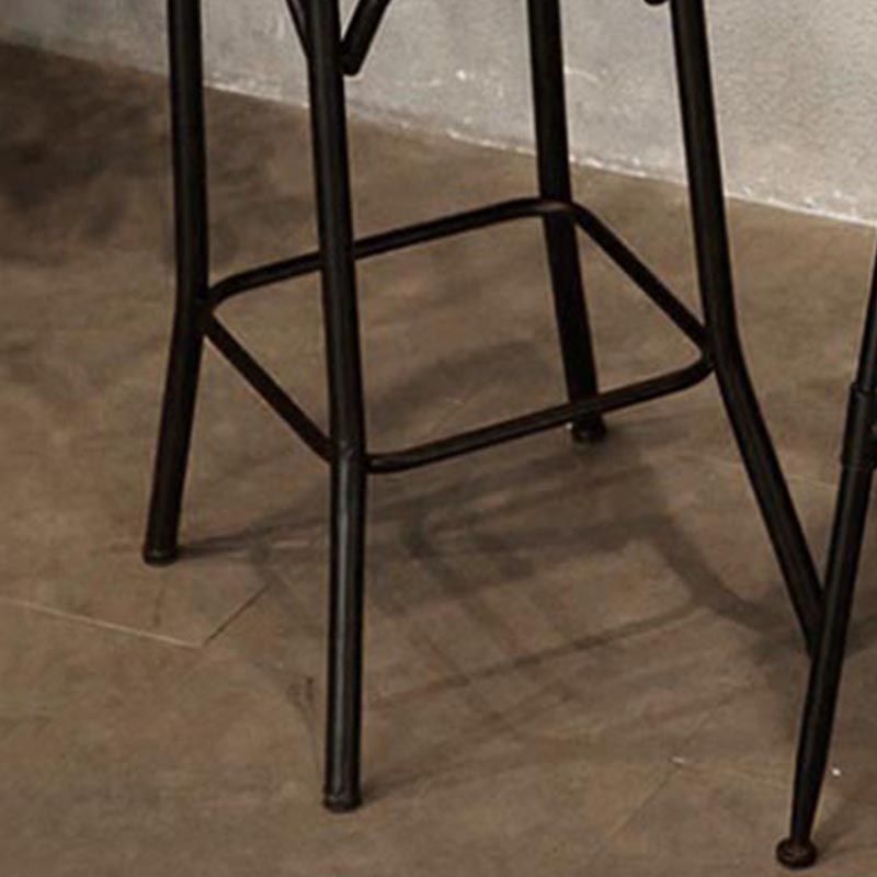 Industrial Round Bar Table Set 1/2 Pieces Solid Wood Bar Table Set for Indoor