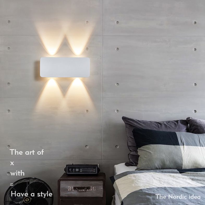 Moderne wandkandel LED -licht naast licht leeslicht slaapkamer indoor licht