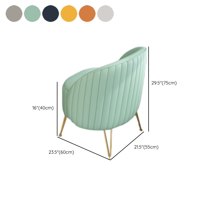 Modern Round Shape Dining Room Chair and Table Set with 2 Chairs
