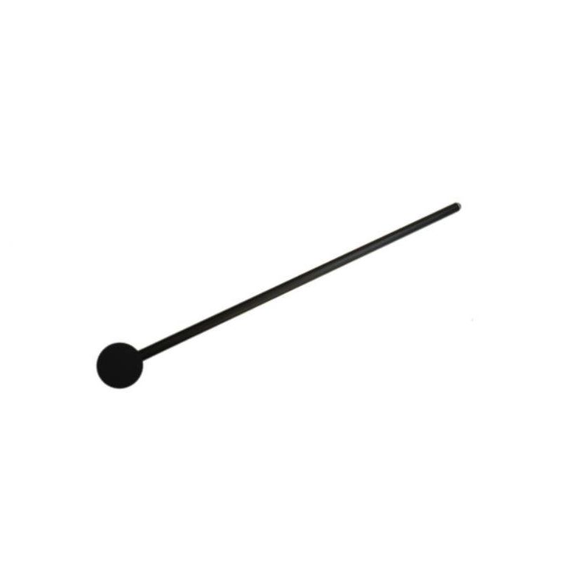 Black Slim Rod Sconce Lighting Minimalist 23.5"/31.5"/47" High LED Metal Wall Mounted Lamp for Bedroom