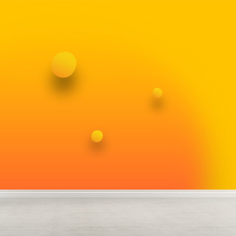 Modern Geometric Wall Mural Decal Bright Color Waterproofing Wall Art for Living Room