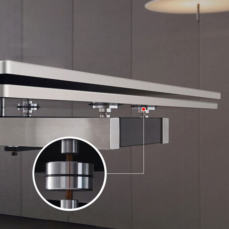 Modern Style Sintered Stone Dining Table Set Rectangle 1/2/5 Pieces Dining Set