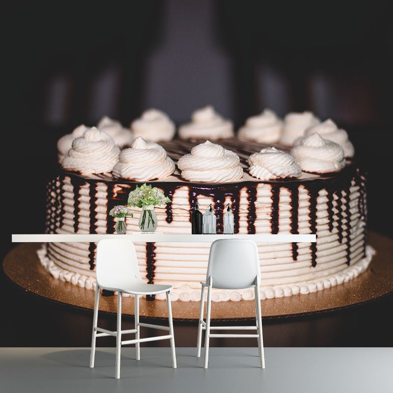 Contemporary Pastry Wall Mural Bakery Decals Moisture Resistant, Personalized Size Available