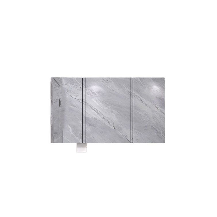 Drawers Bathroom Vanity Double Sink 2 Doors Freestanding Rectangle Vanity with Mirror