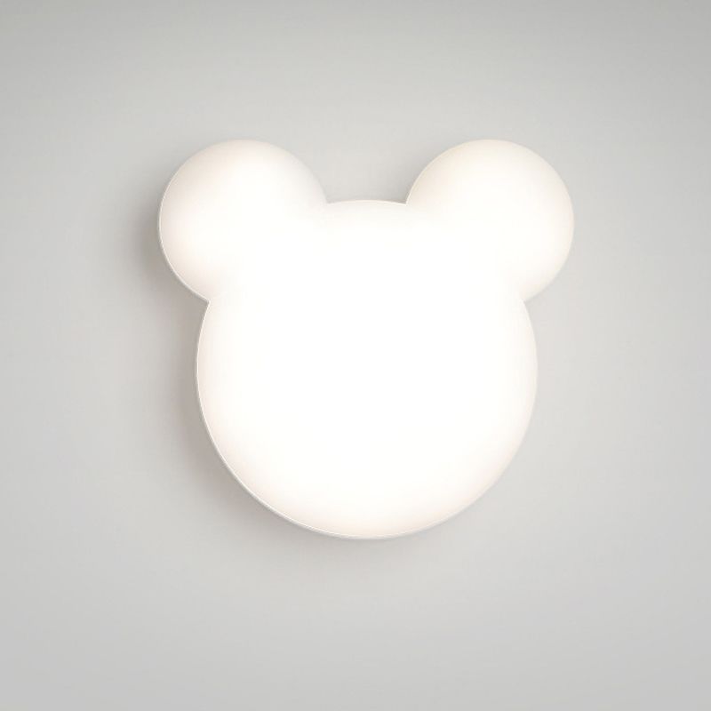 Geometric Wall Mount Lighting Simple Plastic 1 Light Wall Mounted Light for Bedroom