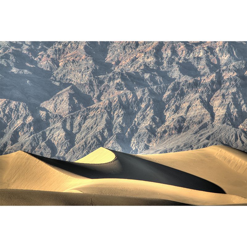 Modern Desert Landscapes Mural Mildew Resistant Wallpaper for Sleeping Room