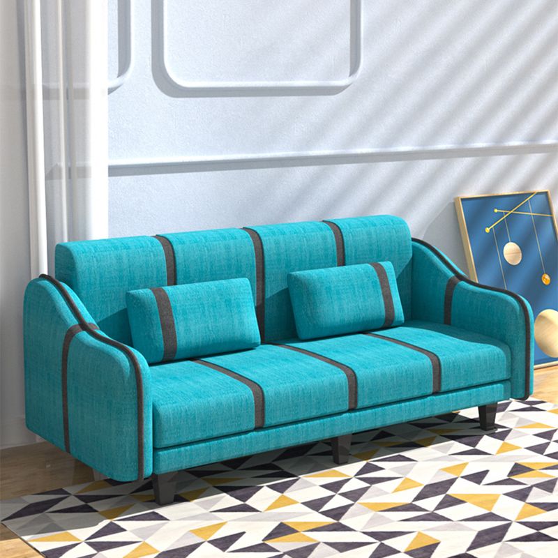 Modern Convertible Sofa Fabric Single Cushion Seat Sofa for Living Room