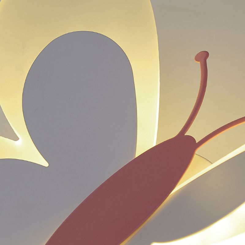 Occompa unica sfumatura in metallo sconce kid in stile 1 luce montata a parete