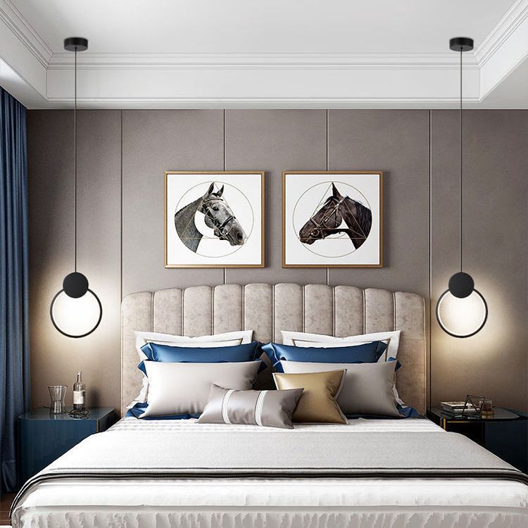 Simple Contemporary Single Head Pendant LED Pendant  for Bar Study Room