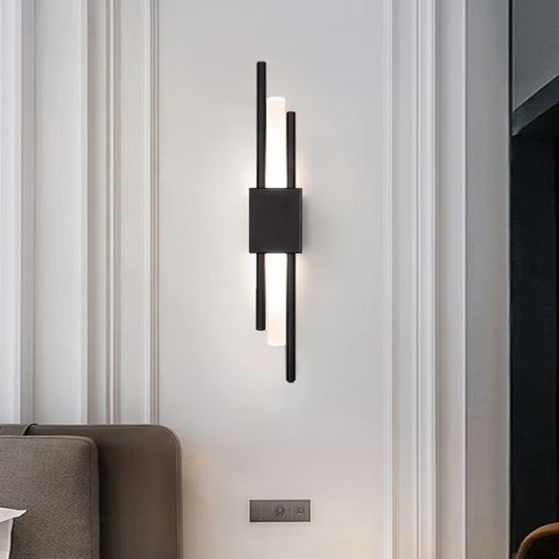 Flush Mount Ceiling Light Fixture Modern Metal Wall Light Fixtures for Wash Room