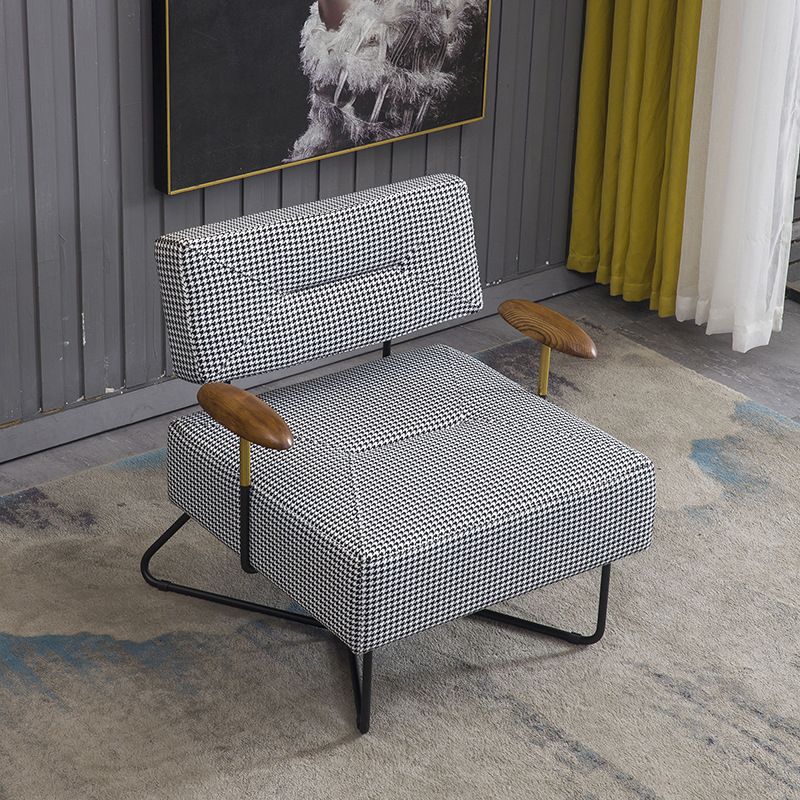 Chenille Arm Chair 29.92" Wide Arms Included Accent Armchair