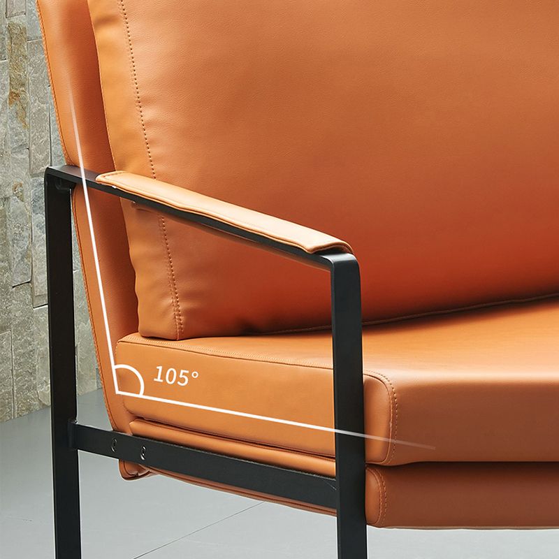 Upholstered Lounge Chair Arms Included Chair for Living Room