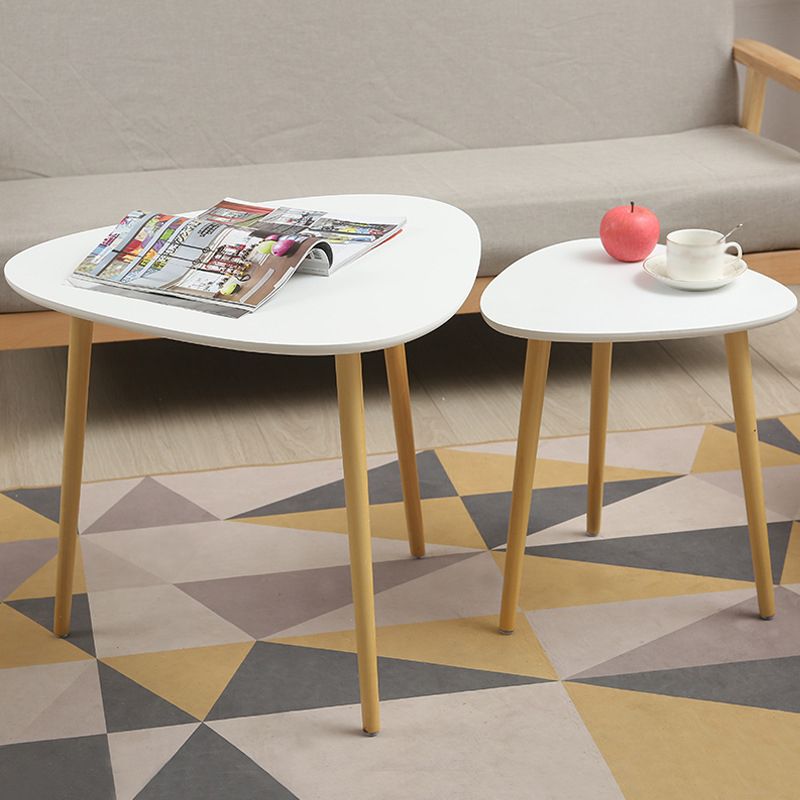 3/4 Legs Base Design Cocktail Table Wood Material Rectangular/round/triangle Coffee Table