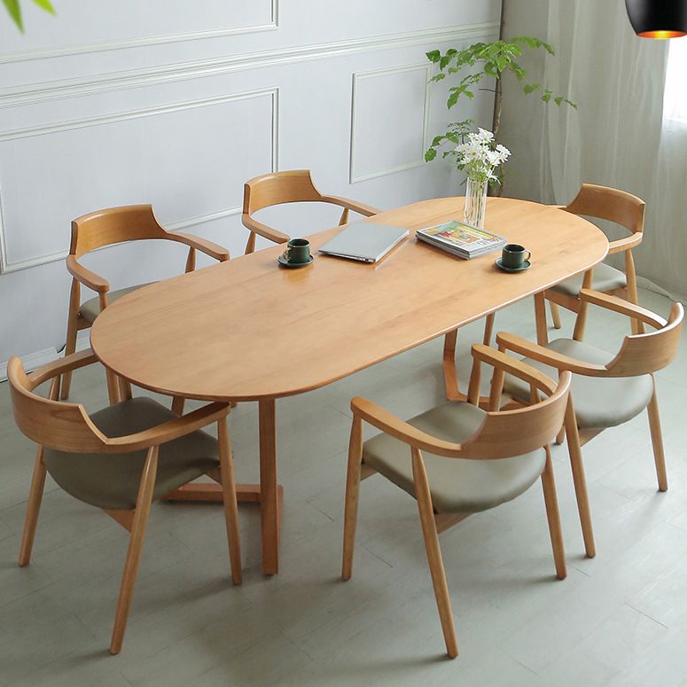 Modern Style Solid Wood Dining Set 1/2/4/5/7 Pieces Dining Set