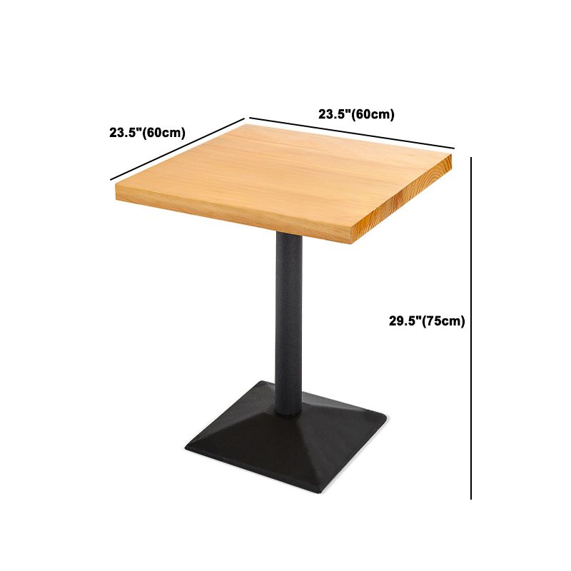 Industrial Rectangle Table Set 1/2/3 Pieces Dining Set for Restaurant