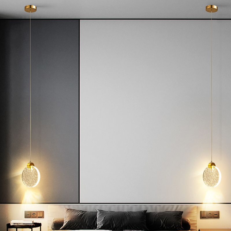 Luci del soffitto a forma di geometria a forma di vetro a sospensione a sospensione a sospensione in oro