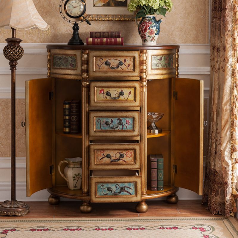 Solid Wood Dresser Traditional Storage Chest Dresser with 3/4/5 Drawers