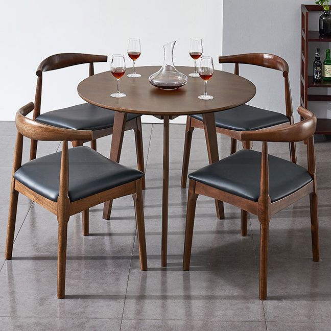 Wood Top Dining Table Restaurant Living Room Contemporary Table